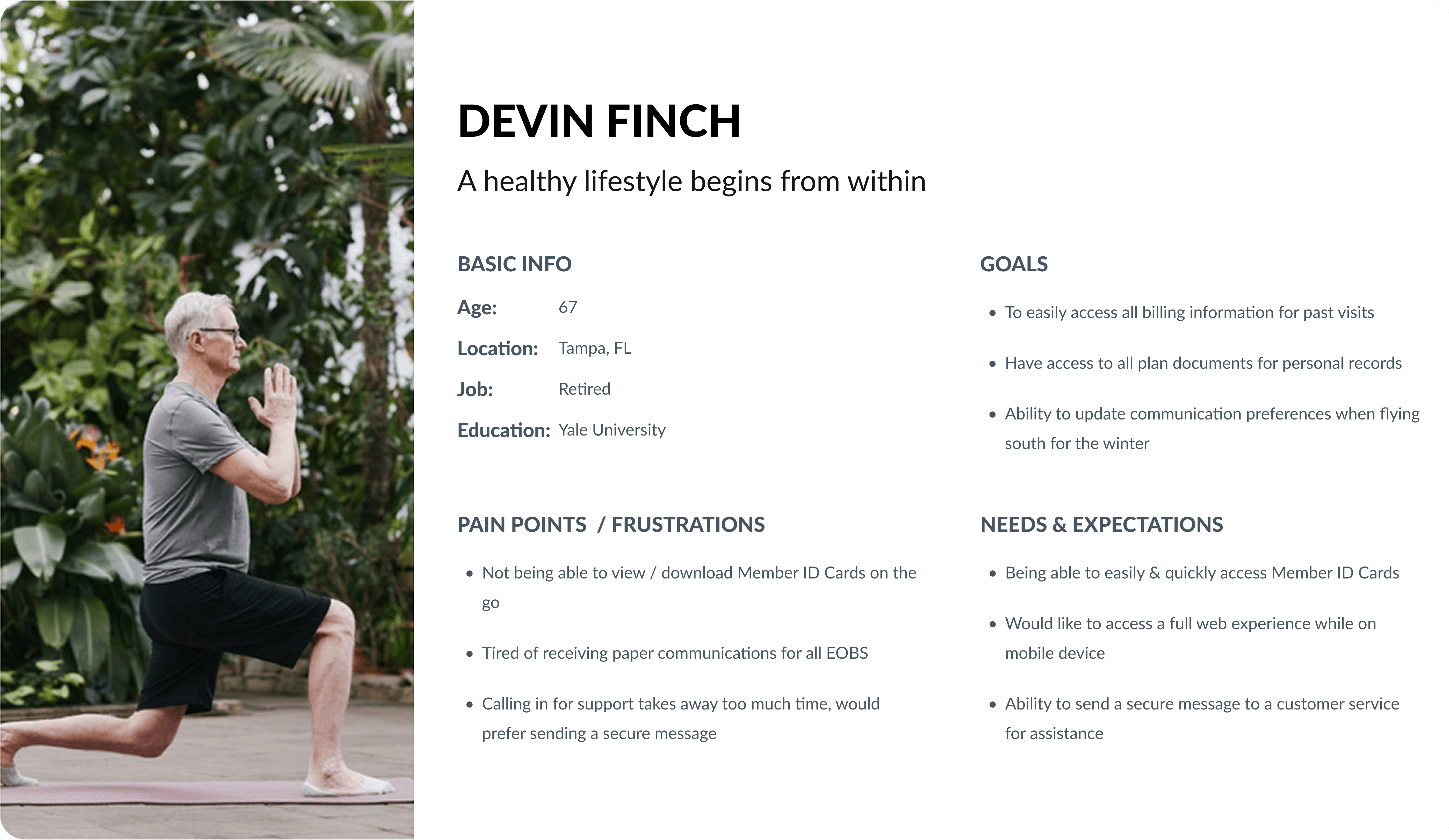 uhc member hub image section devin finch persona 104
